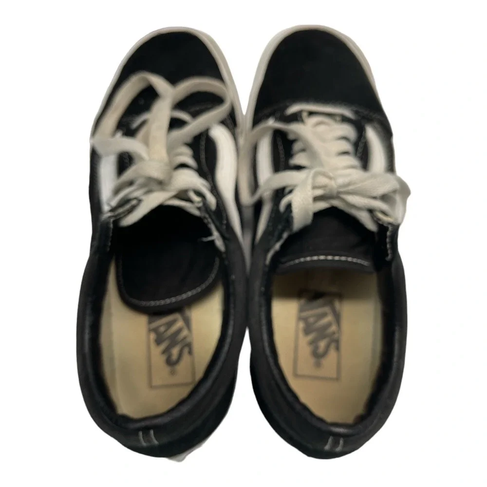 Vans Off The Wall Men's 6‎ Women's 7.5 Black Skater Shoes